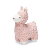 Плюшена кучешка играчка Karlie Alpaca toy Fuzzy лама в розов цвят