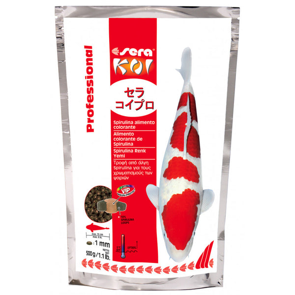Ко-екструдирана храна за Кои SERA KOI PROFESSIONAL SPIRULINA 2200гр.