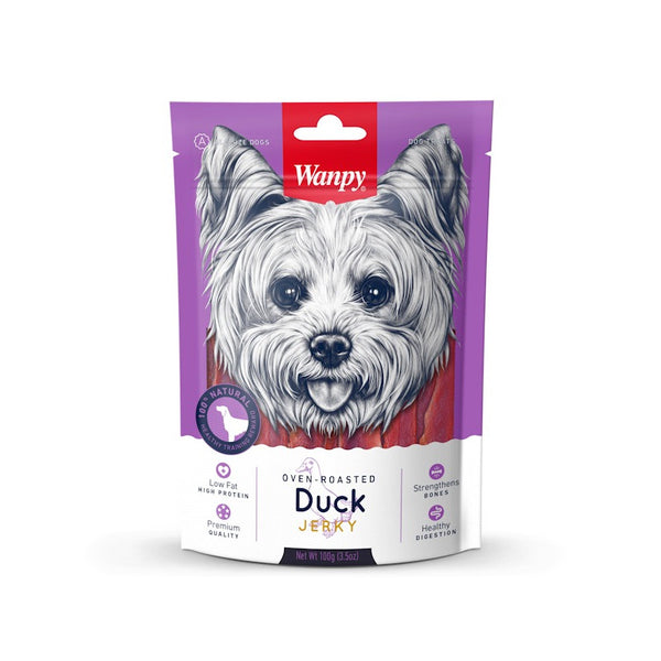 Лакомство Wanpy Duck Jerky - патешко филе печено на фурна 100 гр
