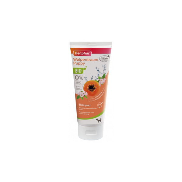 Beaphar BIO Shampoo Puppy - шампоан с био цвят от череша, алое вера, папая 200 мл.