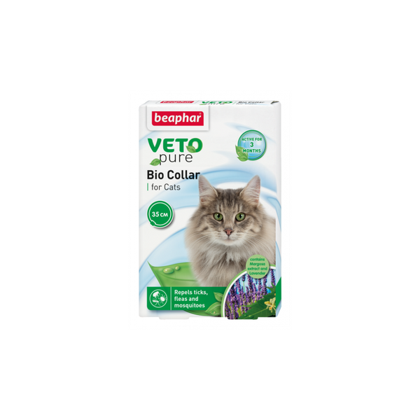 Beapahar Bio Collar - противопаразитен нашийник за котки на билкова основа
