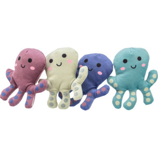 Котешка играчка Trixie Octopus октопод с добавена котешка трева в различни цветове