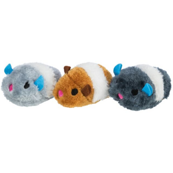 Котешка играчка Trixie Wriggle toy мищле с механизъм за навиване в различни цветове
