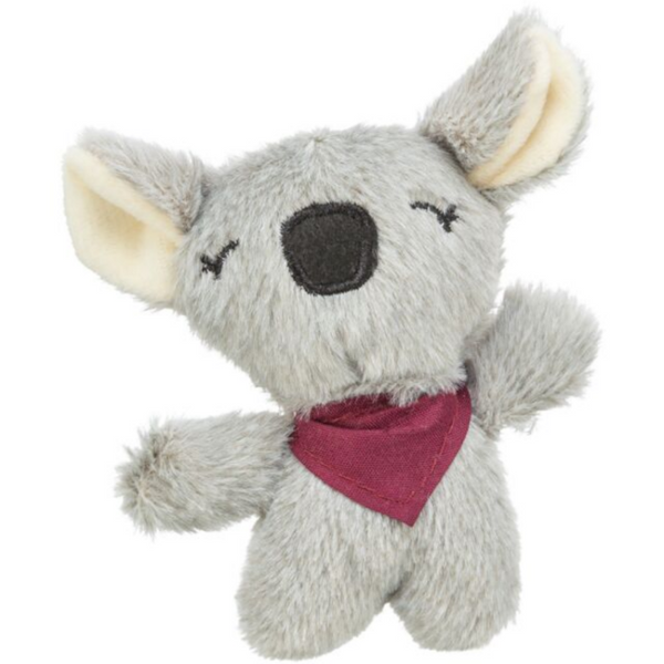 Плюшена котешка играчка Trixie Koala коала с добавена котешка трева