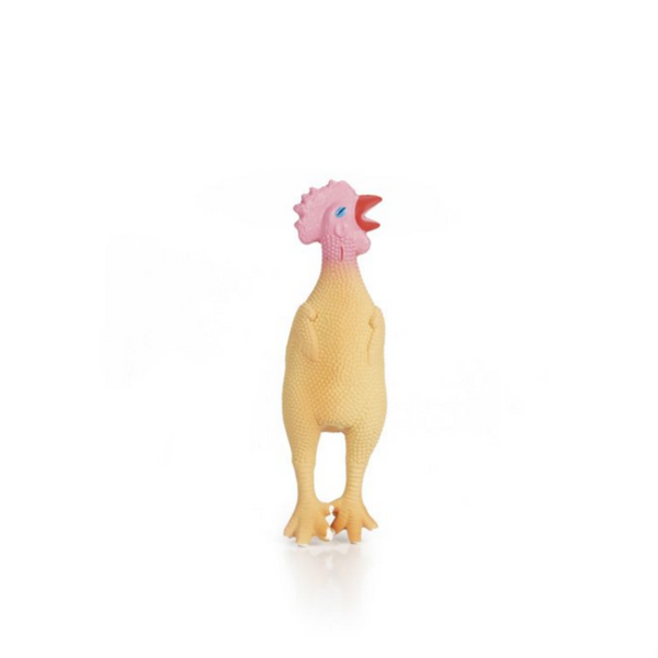 Латексова кучешка играчка Beeztees Chicken Medium кокошка със звук