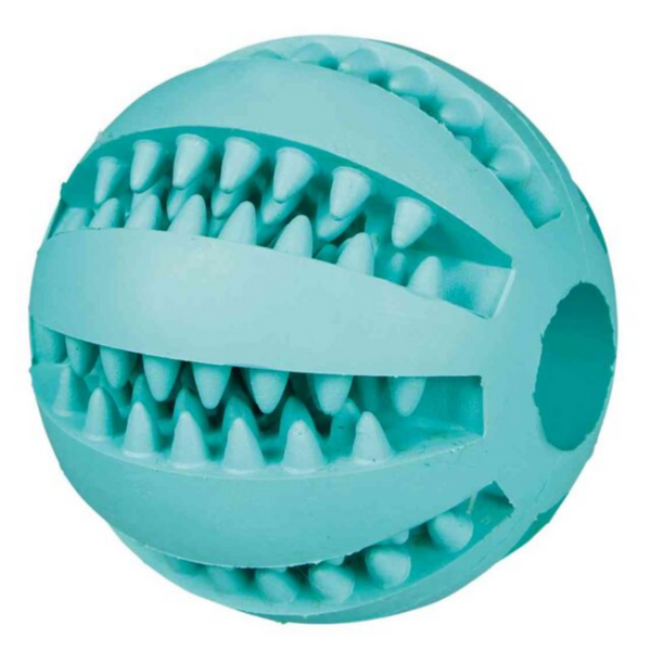 Дентална кучешка играчка Trixie Denta Fun ball топка от термопластична гума с аромат на мента 6 см