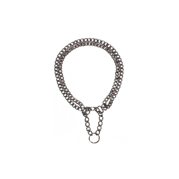 Trixie Choke Chain Double Row Chromed - Двоен метален нашийник за кучета 65 / 0.2 см