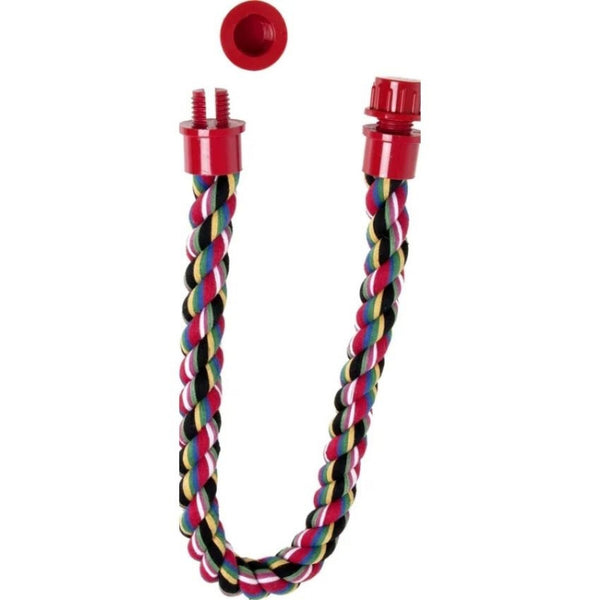 Памучна гъвгава кацалка за птици - Flamingo BIRD BAR COTTON TWISTER 30 см х 12 мм