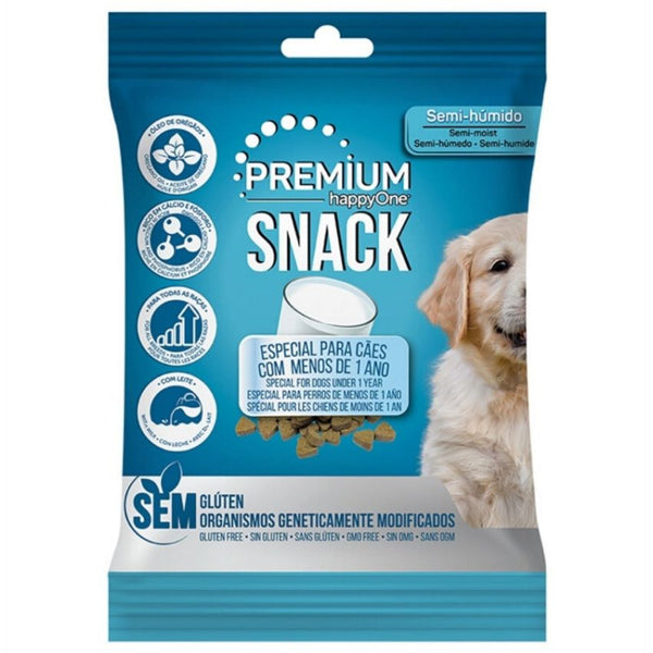 Лакомство за подрастващи кученца HappyOne MEDITERRANEUM Snack Premium Puppy, БЕЗ ГЛУТЕН, с пилешко месо и мляко