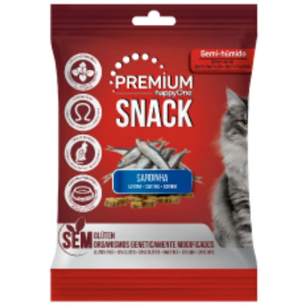 Лакомство за котки HappyOne MEDITERRANEUM Premium Adult Cat Sardine БЕЗ ГЛУТЕН, със сардини и пилешко месо