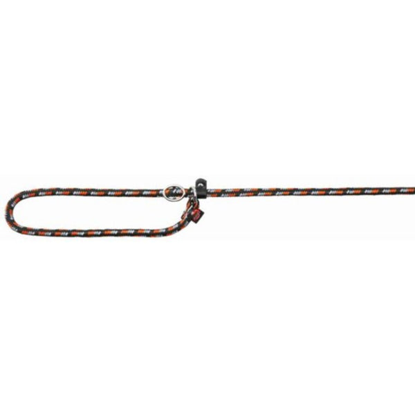 Тренировъчен повод Trixie Mountain Rope retriever leash с регулируем ограничител, черен цвят