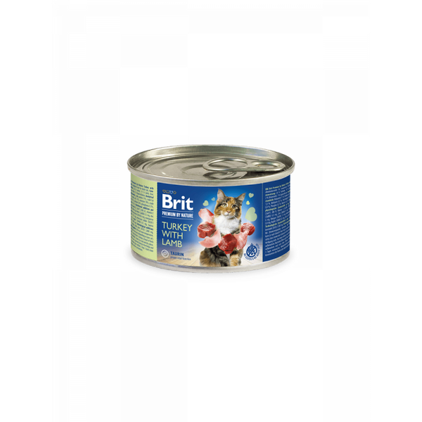Brit Premium by Nature Turkey with Lamb - пастет за котки пуйка и агнешко. 200гр