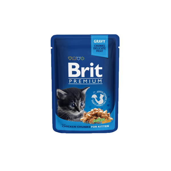 Пауч за котка Kitten Brit Premium Cat pouch 100гр.