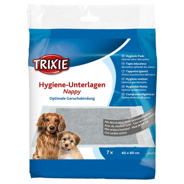 Абсорбиращи хигиенни пелени Trixie Nappy hygiene pad Activated carbon с активен въглен 40x60 см