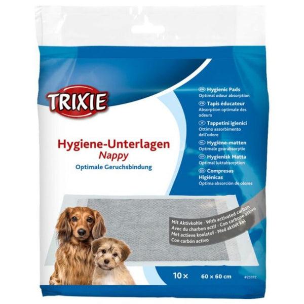 Абсорбиращи хигиенни пелени Trixie Nappy hygiene pad Activated carbon с активен въглен 60x60 см