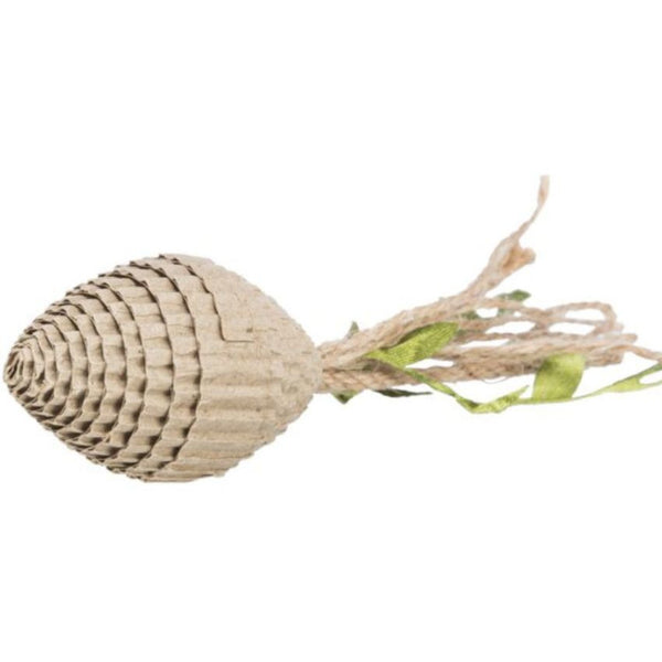 Картонена котешка играчка Trixie Cone, cardboard/hemp конус