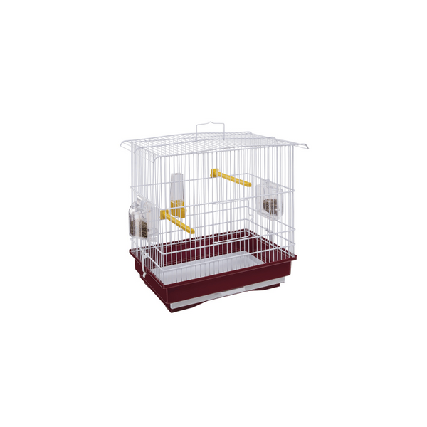 Оборудвана клетка за птици CAGE GIUSY WHITE 39х26х37см.