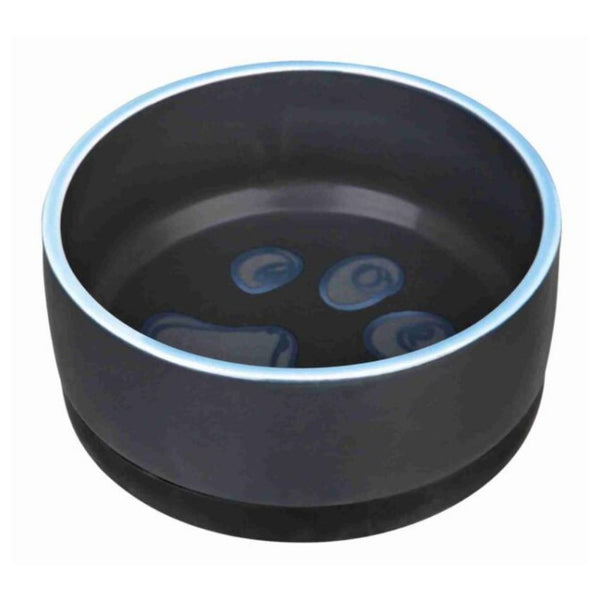 Карамична купа Trixie Ceramic Bowl "Jimmy" с изчистен дизайн и гумена основа
