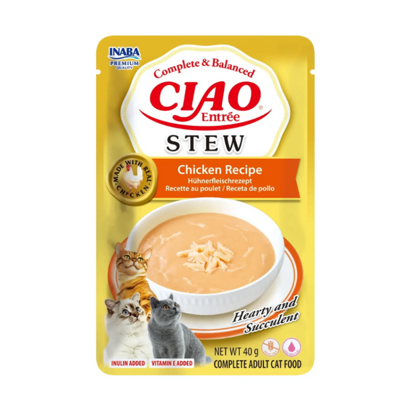 EU211Y CIAO Entrée Stew Chicken Recipe пауч за котки 40гр
