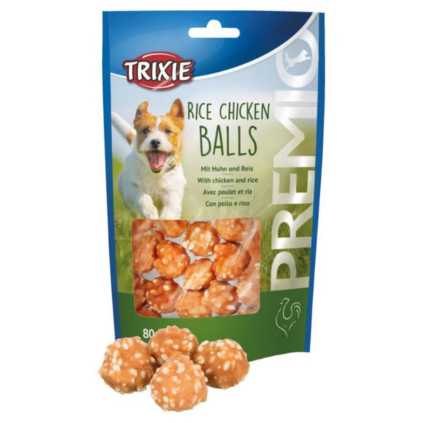 Лакомство за кучета Trixie PREMIO Rice Chicken Balls топчета с пилешко месо и ориз