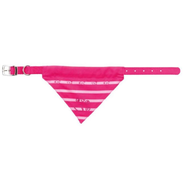 Кучешки нашийник с бандана Trixie Premium collar with neckerchief Розов цвят