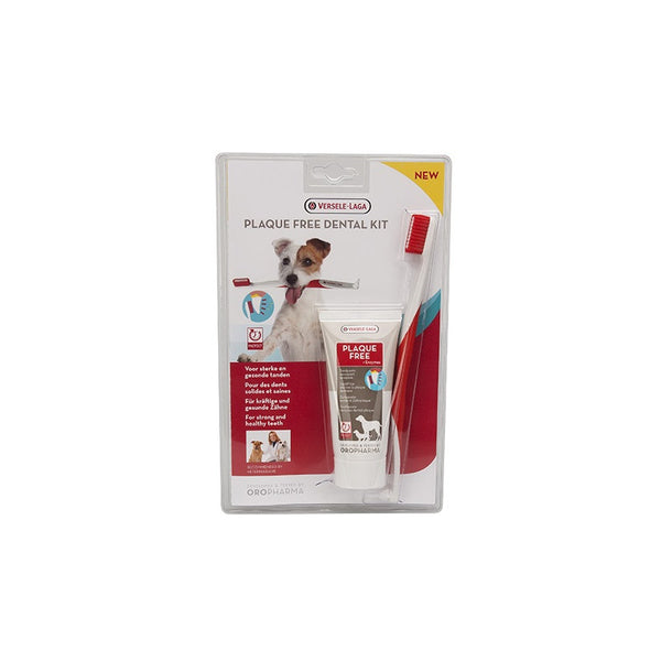 Versele Laga Oropharma Dental Care Kit комплект четка и паста за зъби за куче