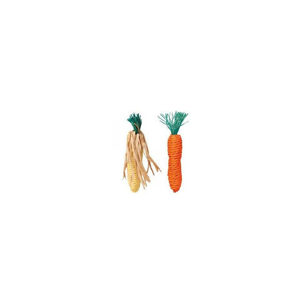 Trixie Set of Straw Toys - Играчка за гризачи Морков 1 бр х 15 см