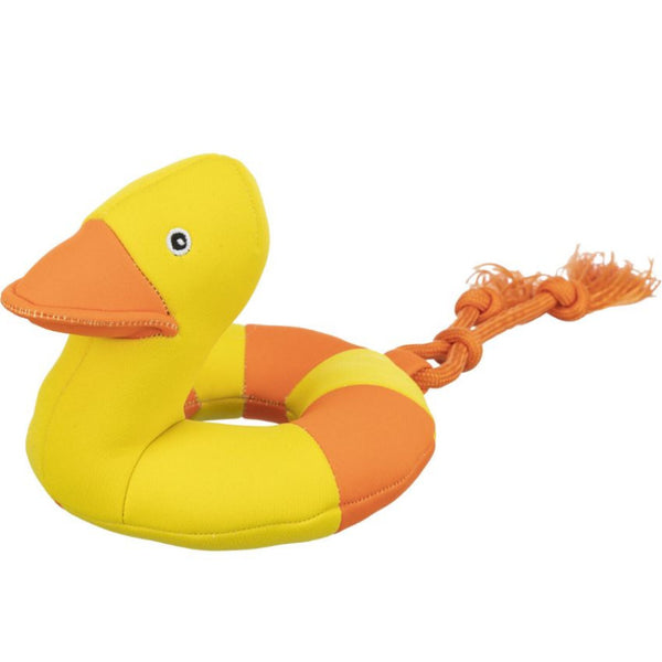 Плаваща играчка за кучета Trixie Aqua Toy duck on a rope Ринг с въже във формата на пате