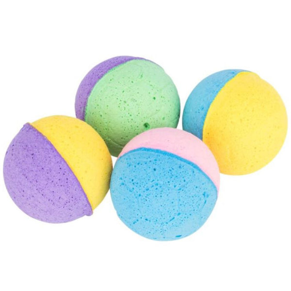 Котешка играчка Trixie Set of soft balls soft rubber комплект от 4 дунапренени топчета