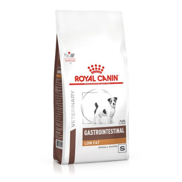 Суха храна с ниско съдържание на мазнини Royal Canin GastroIntestinal Low Fat SMALL DOG за подрастващи кучета с храносмилателни разстройства