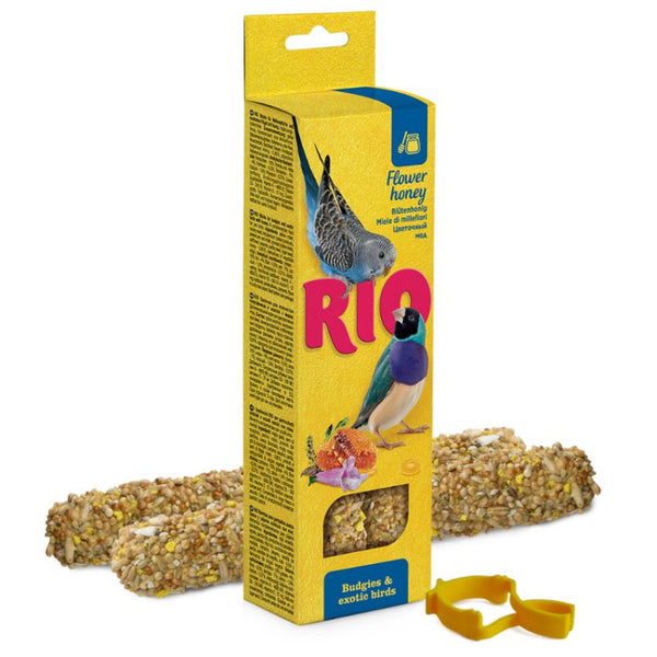 Крекери RIO Sticks for budgies and exotic birds за екзотични птици и вълнисти папагали с мед