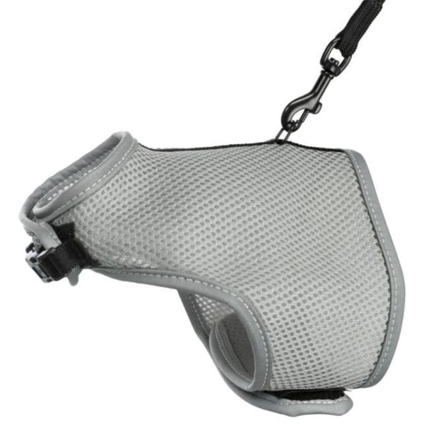 Комплект мек нагръдник и повод за котки Trixie Soft harness cat with leash Различни цветове