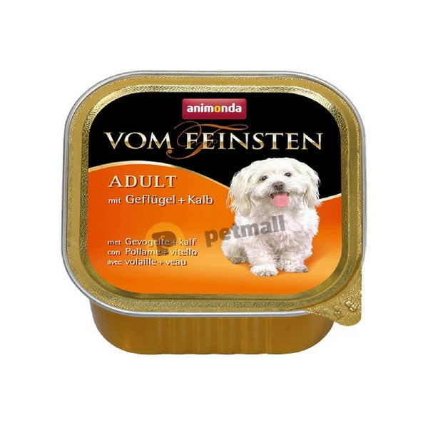 Animonda Vom Feinsten Classic Poultry Veal - кучешки пастет, за пораснали кучета над 1 година, c телешко и пилешко месо 150 гр.