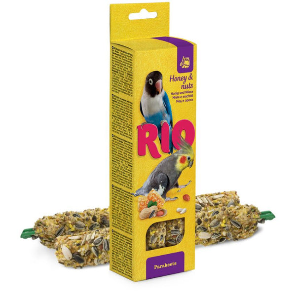 Крекери за средни папагали RIO Sticks for parakeets с мед и ядки