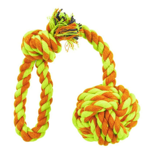 Кучешка играчка Trixie Rope with knot ball въже с топка