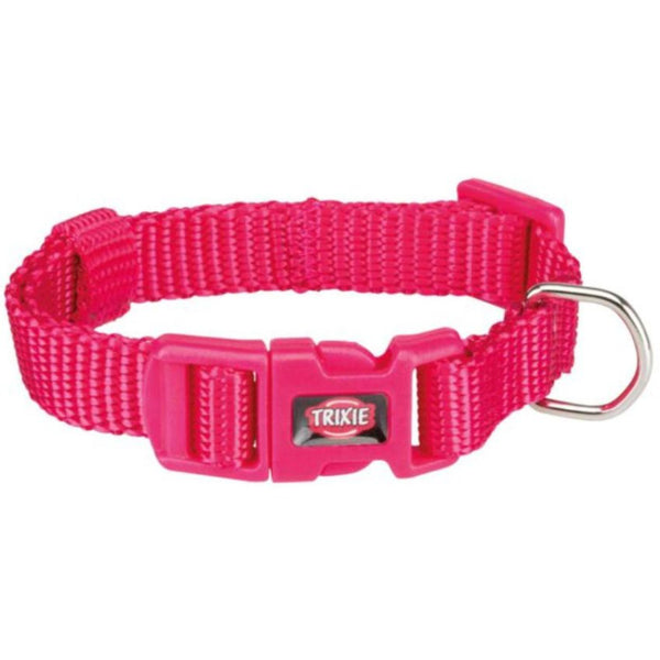 Кучешки нашийник Trixie Premium collar с регулируема дължина, розов цвят