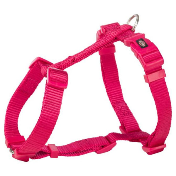 Нагръдник за куче Trixie Premium H-harness тип "H" с регулируема дължина, розов цвят