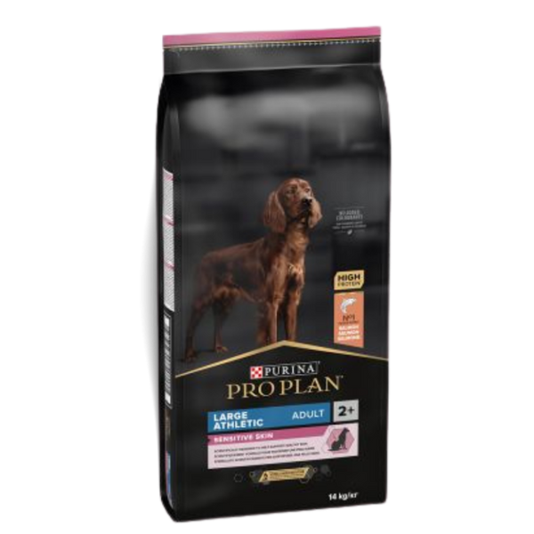 Purina PRO PLAN Adult Large Sensitive сьомга 14кг. OPTIDERMA;