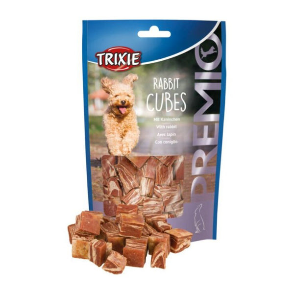 Кучешко лакомство Trixie PREMIO Rabbit Cubes кубчета от заешко месо
