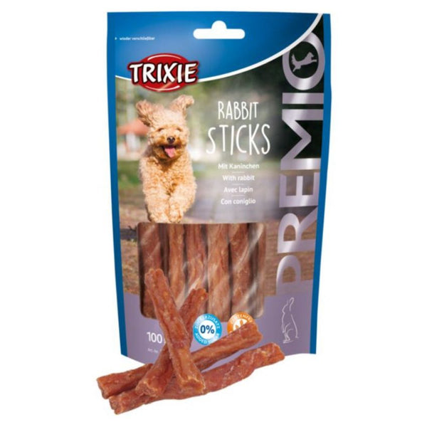 Кучешко лакомство Trixie PREMIO Rabbit Sticks пръчици от 90% заешко месо