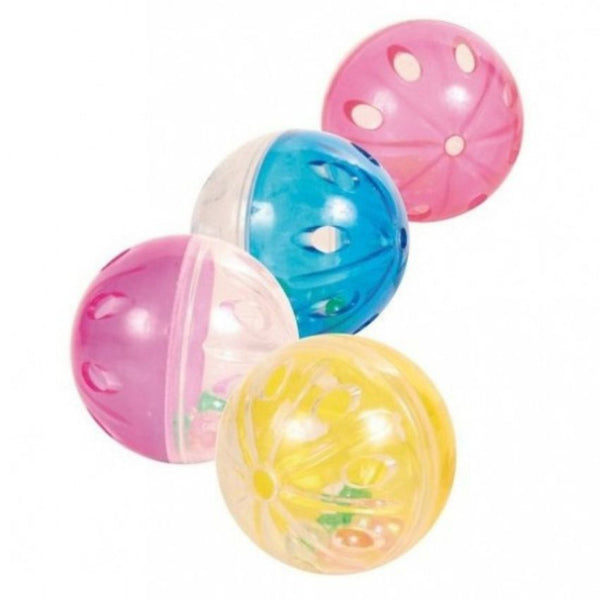 Котешка играчка Trixie Set of rattling balls комплект дрънкащи топки