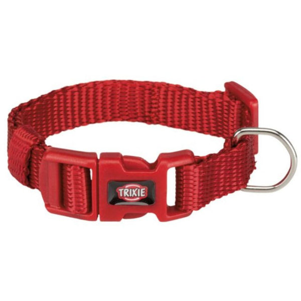 Кучешки нашийник Trixie Premium collar с регулируема дължина, червен цвят