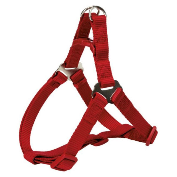 Нагръдник за куче Trixie Premium One Touch harness в червен цвят