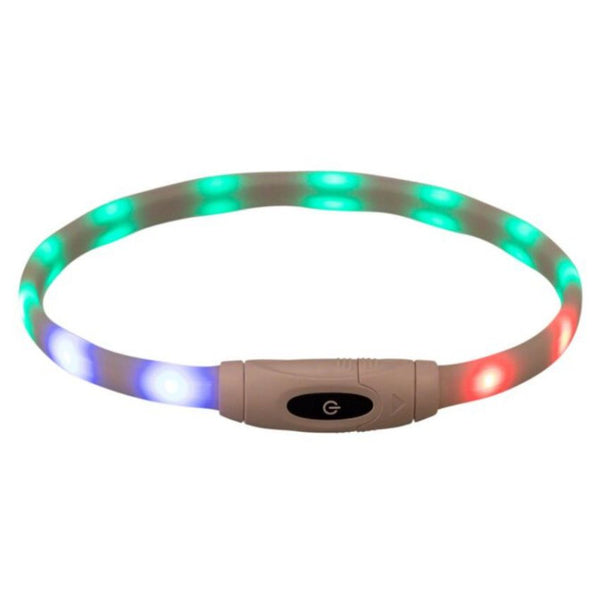 Светещ LED нашийник за кучета Trixie Flash light ring подходящ за всички размери кучета