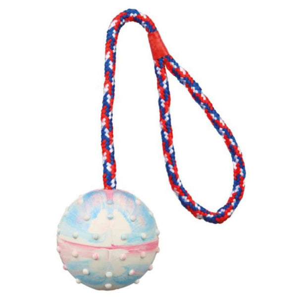 Кучешка играчка Trixie Ball on a rope въже с топка