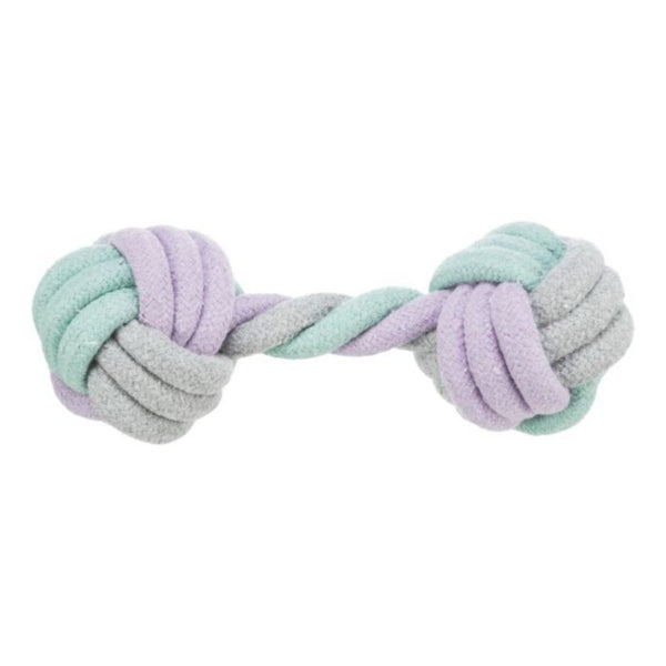 Въжена играчка Trixie Junior Dumbbell гиричка, подходяща за малки кученца