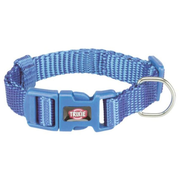 Кучешки нашийник Trixie Premium collar с регулируема дължина, цвят кралско синьо