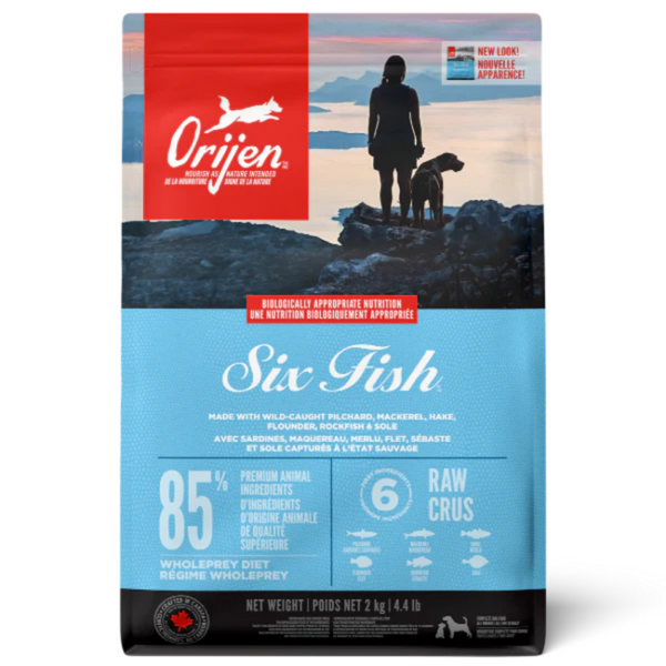 Суха храна за куче Orijen Six Fish for Dogs 11.400кг.