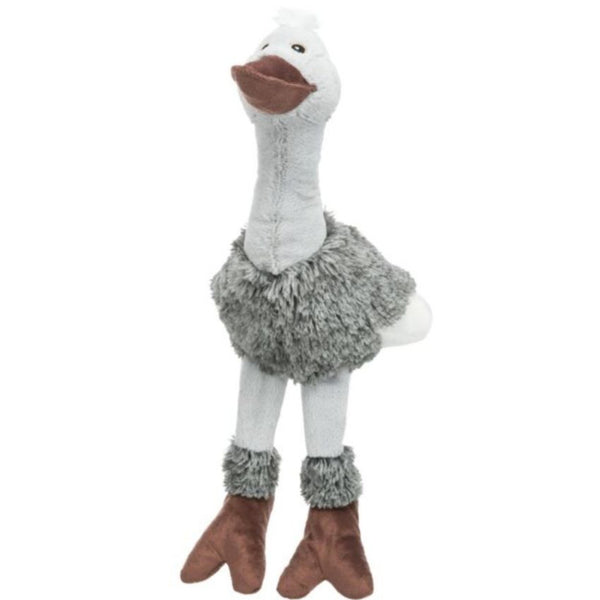 Плюшена играчка за кучета Trixie Ostrich щраус със звук 53 см