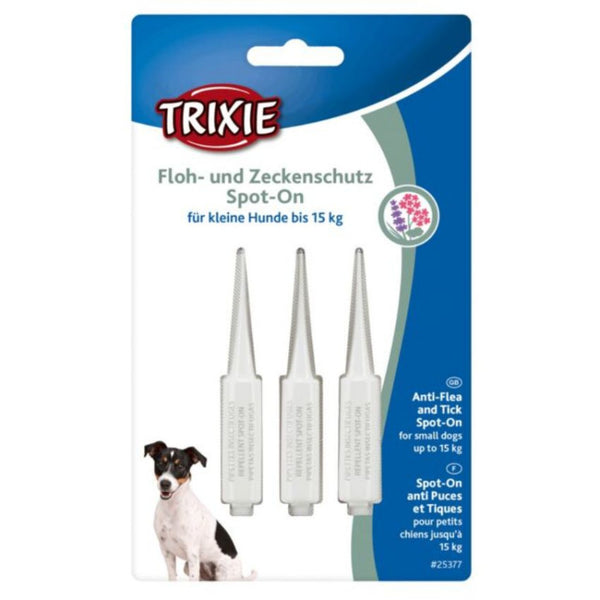 Противопаразитни пипетиTrixie Spot-On flea and tick protection, small dogs за кучета от малки породи